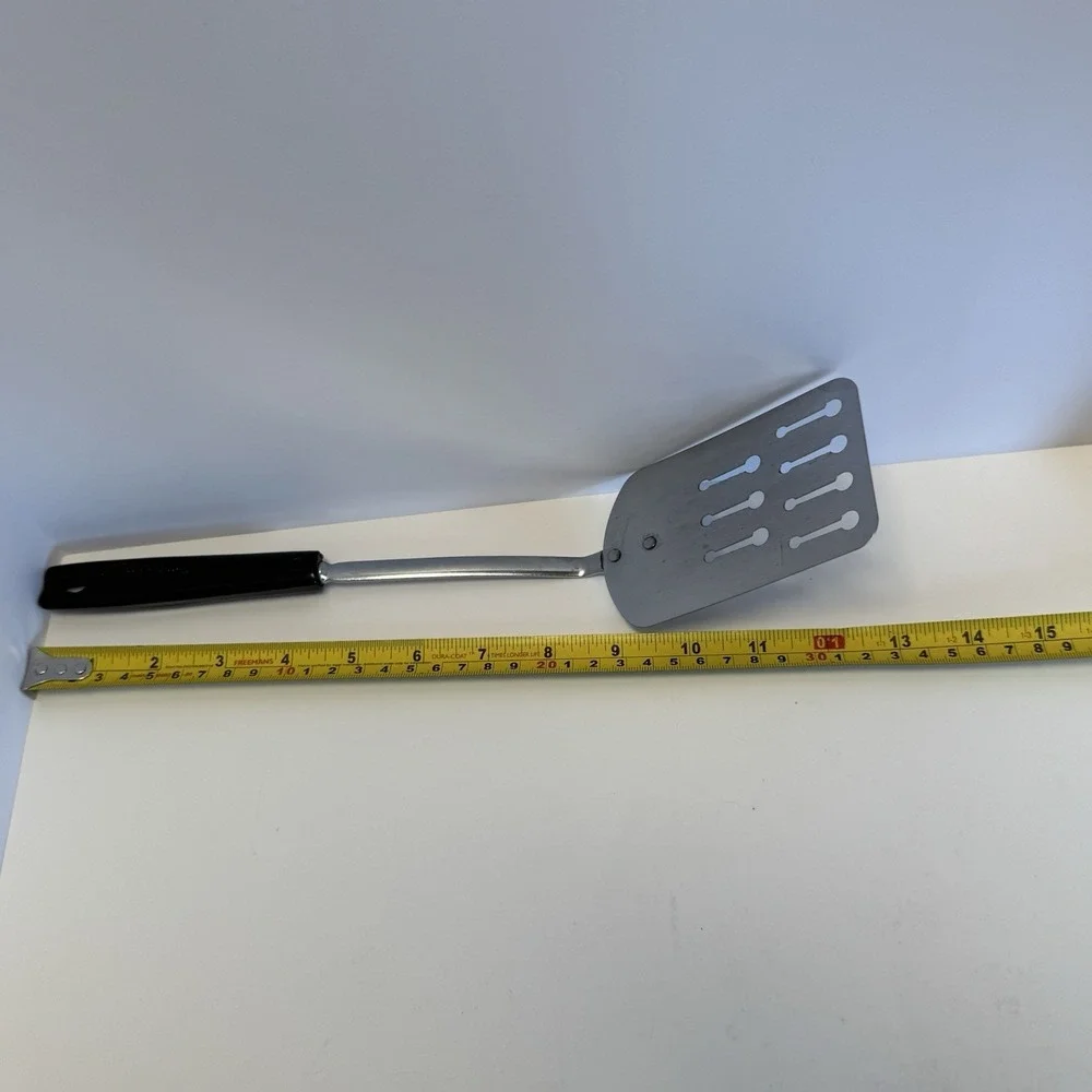 Vintage‎ EKCO USA Keyhole Slotted Spatula 12